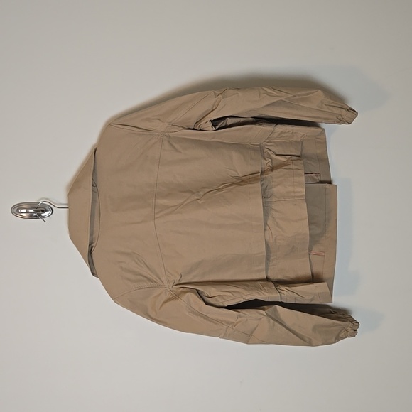 NWT Universal Standard Tan/Khaki Cropped Trench Coat Size 14-16 - Picture 5 of 13